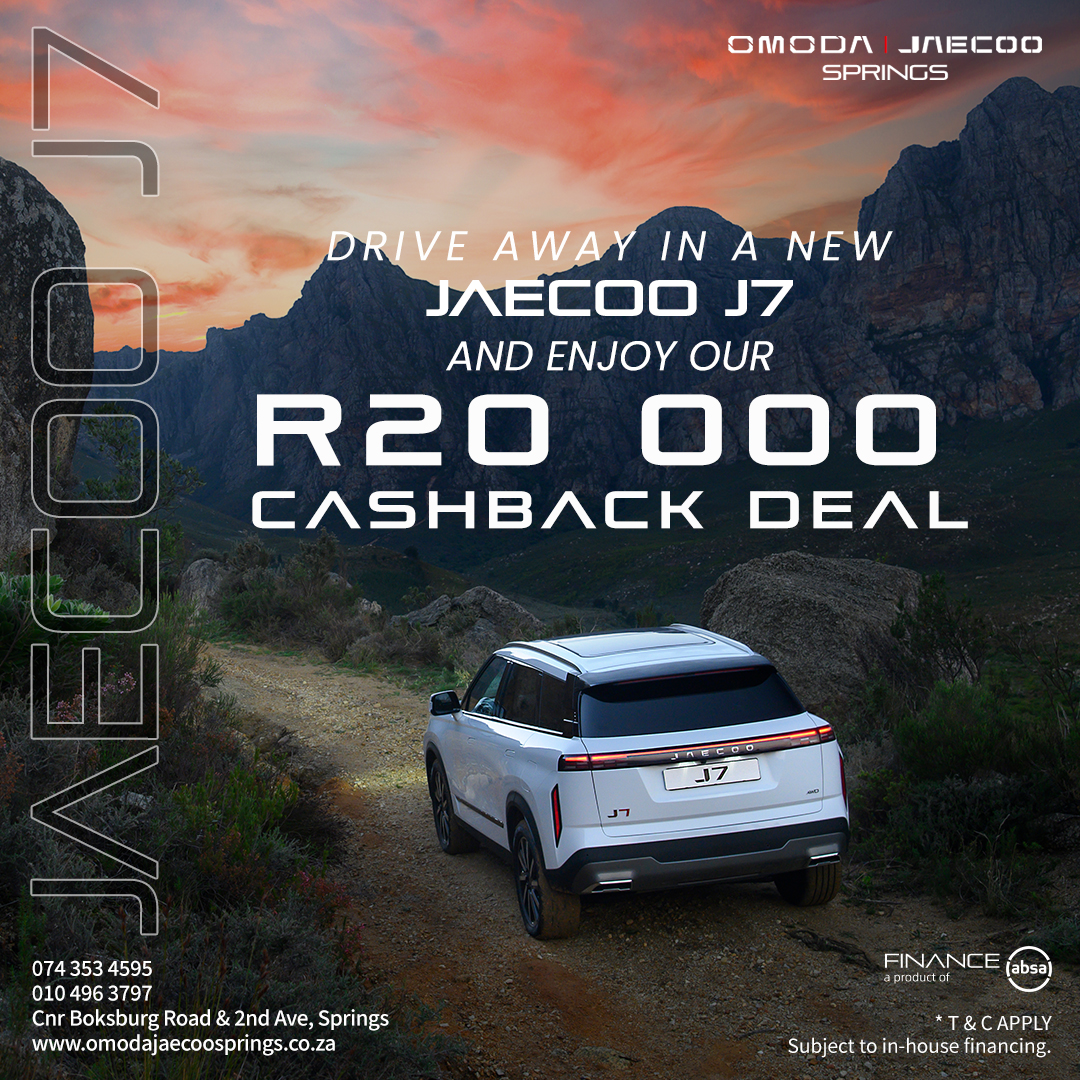 Jaecoo J7 - Cash back