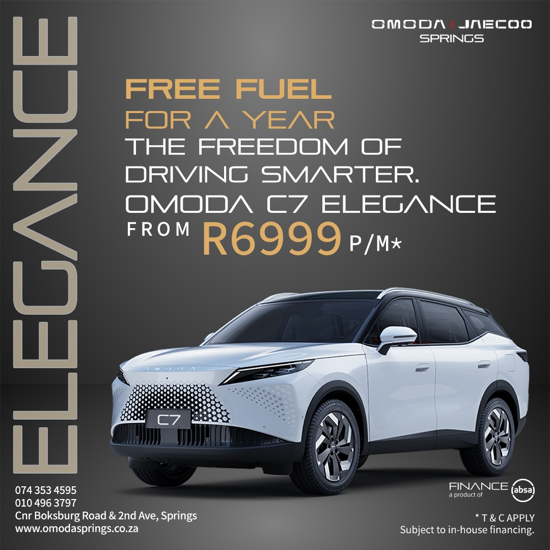 Omoda C7 Elegance - Free fuel